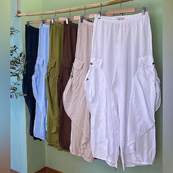 Made in Italy Linen Pants (Restocked!) - Picture 4 of 7